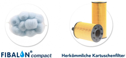 Preview: Fibalon Compact 50g  Filterbälle Preview: Fibalon Compact 50g  Filterbälle