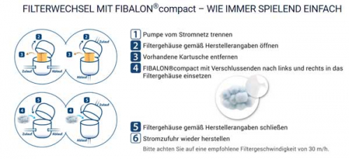 Preview: Fibalon Compact 50g  Filterbälle Preview: Fibalon Compact 50g  Filterbälle